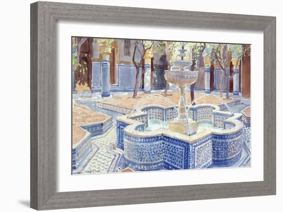 The Blue Fountain, 2000-Lucy Willis-Framed Giclee Print