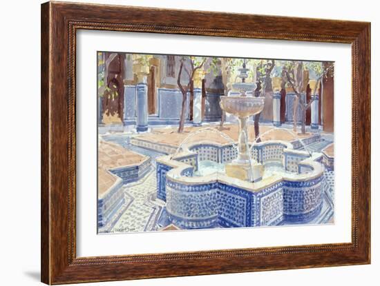 The Blue Fountain, 2000-Lucy Willis-Framed Giclee Print