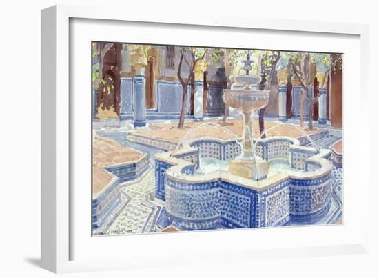 The Blue Fountain, 2000-Lucy Willis-Framed Giclee Print