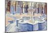 The Blue Fountain, 2000-Lucy Willis-Mounted Giclee Print