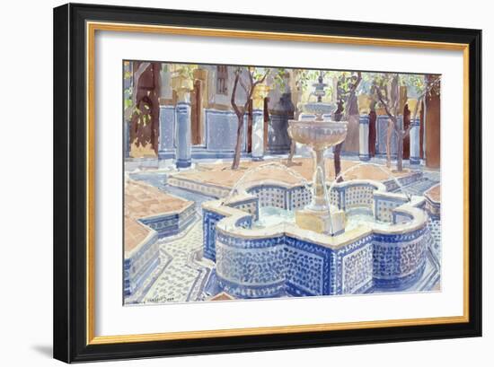 The Blue Fountain, 2000-Lucy Willis-Framed Giclee Print