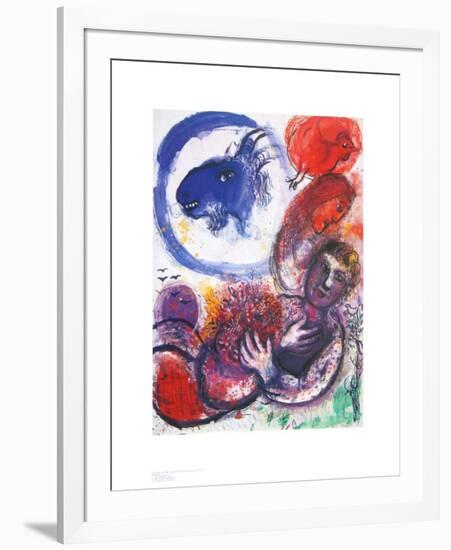 The Blue Goat-Marc Chagall-Framed Art Print