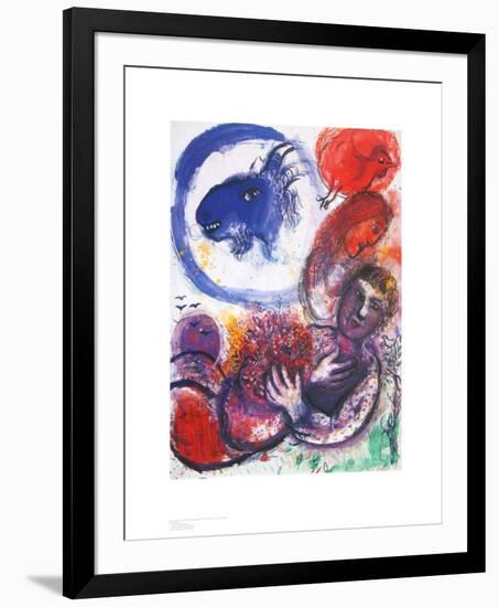 The Blue Goat-Marc Chagall-Framed Art Print