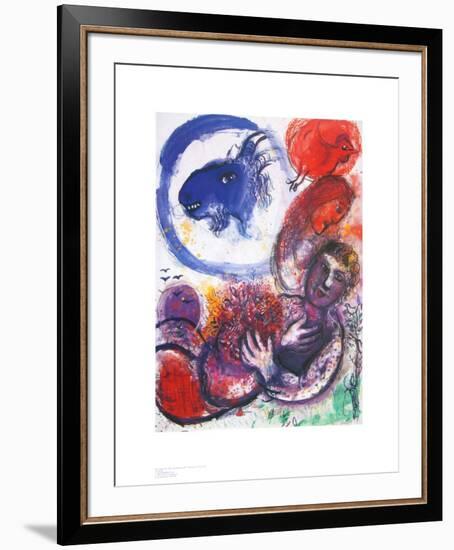 The Blue Goat-Marc Chagall-Framed Art Print