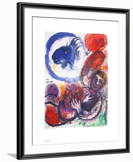 The Blue Goat-Marc Chagall-Framed Art Print