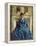 The Blue Gown-Frederick Carl Frieseke-Framed Premier Image Canvas