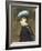 The Blue Hat-Charles Lidderdale-Framed Giclee Print