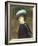 The Blue Hat-Charles Lidderdale-Framed Giclee Print