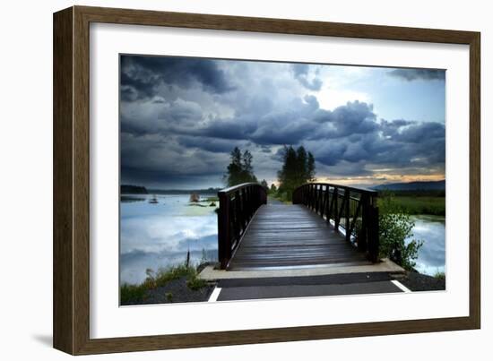 The Blue Hour-Andre Villeneuve-Framed Photographic Print