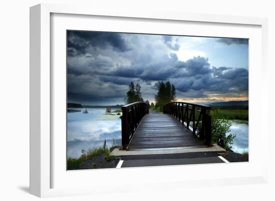 The Blue Hour-Andre Villeneuve-Framed Photographic Print