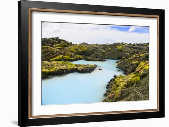 The Blue Lagoon In Iceland Is A Very Beautiful And Surreal Landscape-Erik Kruthoff-Framed Photographic Print