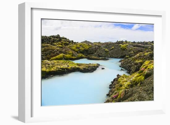 The Blue Lagoon In Iceland Is A Very Beautiful And Surreal Landscape-Erik Kruthoff-Framed Photographic Print