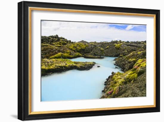 The Blue Lagoon In Iceland Is A Very Beautiful And Surreal Landscape-Erik Kruthoff-Framed Photographic Print