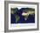 The Blue Marble: Land Surface, Ocean Color and Sea Ice-Stocktrek Images-Framed Photographic Print