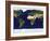The Blue Marble: Land Surface, Ocean Color and Sea Ice-Stocktrek Images-Framed Photographic Print