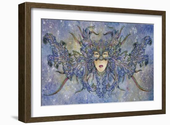 The Blue Mask-Linda Ravenscroft-Framed Giclee Print