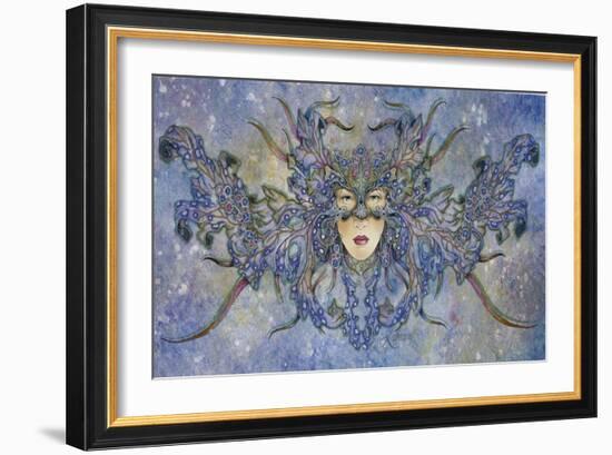 The Blue Mask-Linda Ravenscroft-Framed Giclee Print