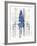 The Blue Moose - Lodge Pole Pine-LightBoxJournal-Framed Giclee Print