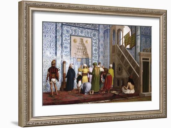 The Blue Mosque, 1878-Jean-Léon Gérome-Framed Giclee Print