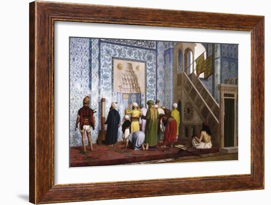 The Blue Mosque, 1878-Jean-Léon Gérome-Framed Giclee Print