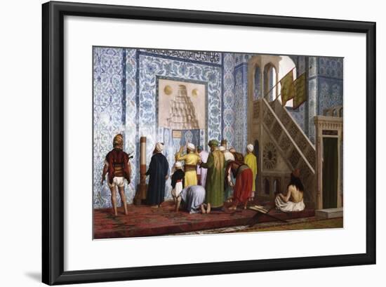 The Blue Mosque, 1878-Jean-Léon Gérome-Framed Giclee Print