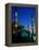 The Blue Mosque at Night, Istanbul, Turkey-Walter Bibikow-Framed Premier Image Canvas