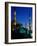 The Blue Mosque at Night, Istanbul, Turkey-Walter Bibikow-Framed Photographic Print