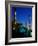 The Blue Mosque at Night, Istanbul, Turkey-Walter Bibikow-Framed Photographic Print