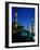 The Blue Mosque at Night, Istanbul, Turkey-Walter Bibikow-Framed Photographic Print