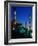 The Blue Mosque at Night, Istanbul, Turkey-Walter Bibikow-Framed Photographic Print