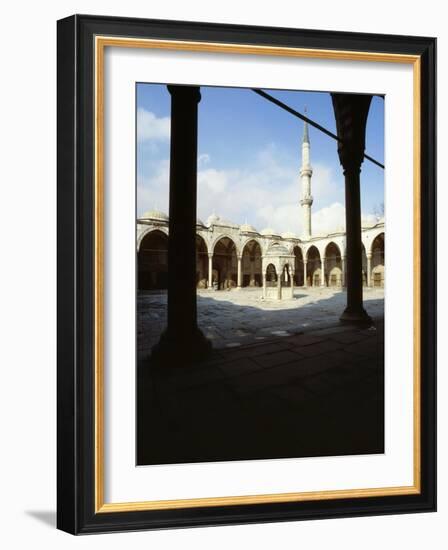 The Blue Mosque, Istanbul (Ahmet Djami)-Werner Forman-Framed Giclee Print