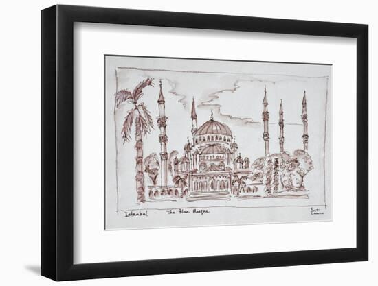 The Blue Mosque, Istanbul, Turkey-Richard Lawrence-Framed Photographic Print