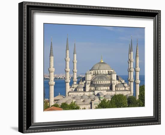 The Blue Mosque (Sultan Ahmet Camii), Sultanahmet, Central Istanbul, Turkey-Neale Clarke-Framed Photographic Print