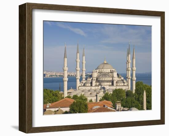 The Blue Mosque (Sultan Ahmet Camii), Sultanahmet, Central Istanbul, Turkey-Neale Clarke-Framed Photographic Print