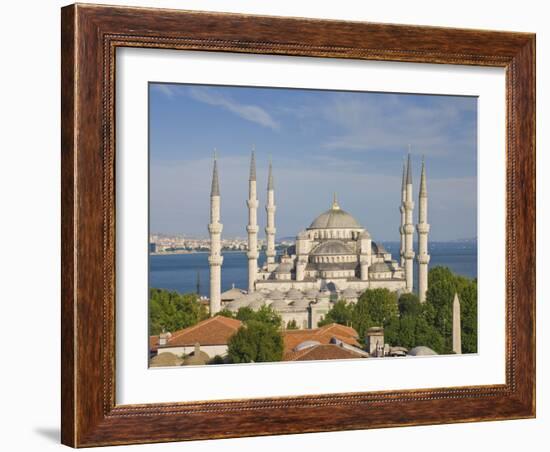 The Blue Mosque (Sultan Ahmet Camii), Sultanahmet, Central Istanbul, Turkey-Neale Clarke-Framed Photographic Print