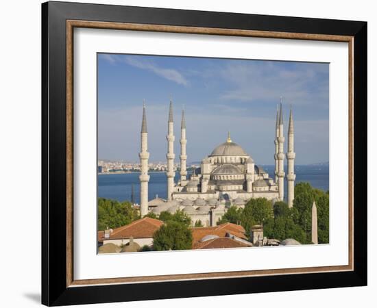 The Blue Mosque (Sultan Ahmet Camii), Sultanahmet, Central Istanbul, Turkey-Neale Clarke-Framed Photographic Print