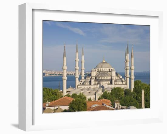 The Blue Mosque (Sultan Ahmet Camii), Sultanahmet, Central Istanbul, Turkey-Neale Clarke-Framed Photographic Print