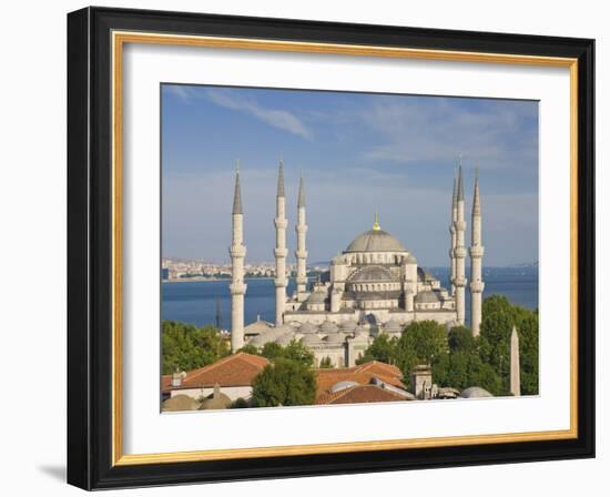 The Blue Mosque (Sultan Ahmet Camii), Sultanahmet, Central Istanbul, Turkey-Neale Clarke-Framed Photographic Print