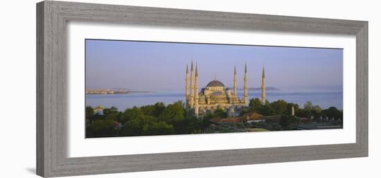 The Blue Mosque (Sultan Ahmet Mosque), Istanbul, Turkey, Europe-Simon Harris-Framed Photographic Print