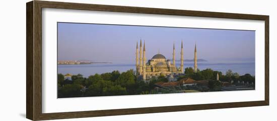 The Blue Mosque (Sultan Ahmet Mosque), Istanbul, Turkey, Europe-Simon Harris-Framed Photographic Print