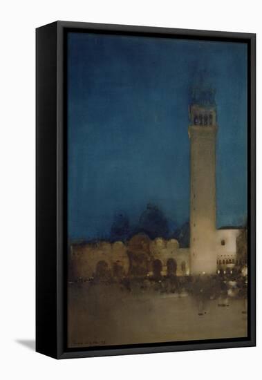 The Blue Night, Venice-Arthur Melville-Framed Premier Image Canvas