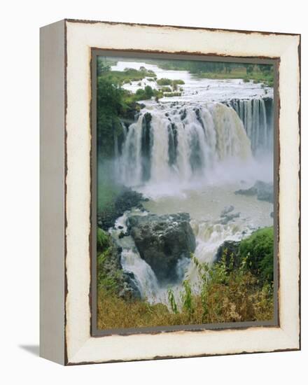 The Blue Nile, Waterfalls Near Lake Tana, Abyssinian Highlands, Gondor Region, Ethiopia, Africa-J P De Manne-Framed Premier Image Canvas