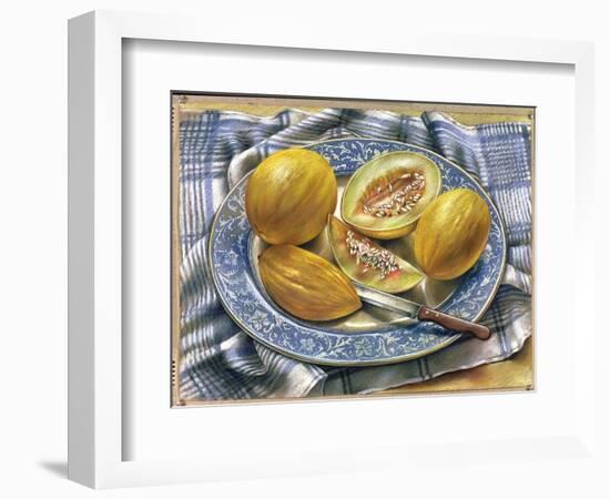 The Blue Platter, 1979-Sandra Lawrence-Framed Giclee Print