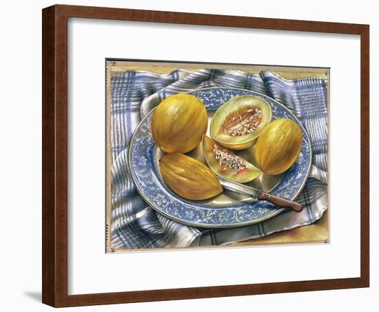 The Blue Platter, 1979-Sandra Lawrence-Framed Giclee Print