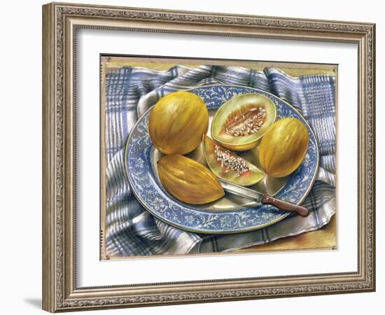 The Blue Platter, 1979-Sandra Lawrence-Framed Giclee Print