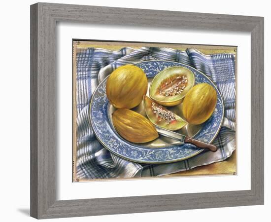 The Blue Platter, 1979-Sandra Lawrence-Framed Giclee Print