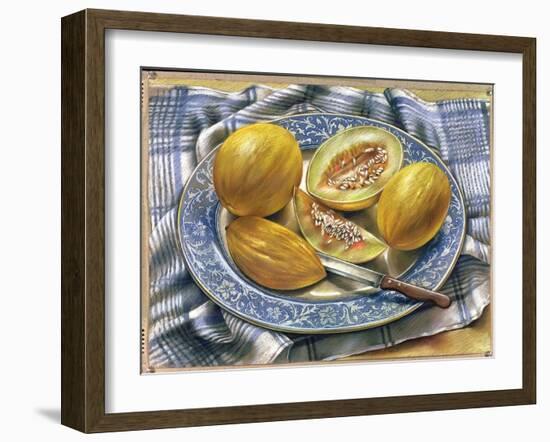 The Blue Platter, 1979-Sandra Lawrence-Framed Giclee Print