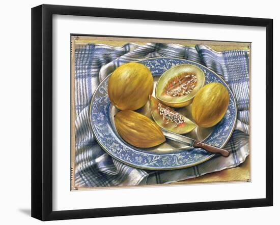 The Blue Platter, 1979-Sandra Lawrence-Framed Giclee Print