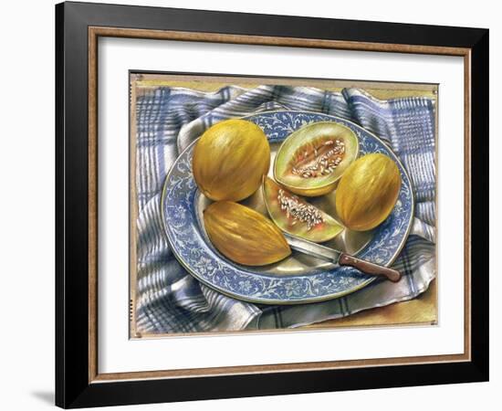 The Blue Platter, 1979-Sandra Lawrence-Framed Giclee Print