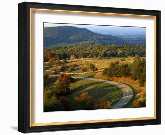 The Blue Ridge Parkway, Patrick County, Virginia, USA-Charles Gurche-Framed Photographic Print